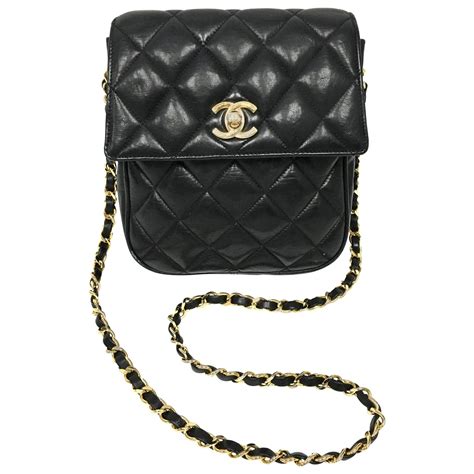 chanel small crossbody bag black.